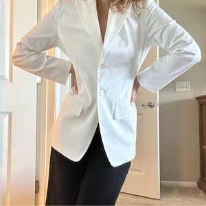 Vintage White Blazer - Size 6